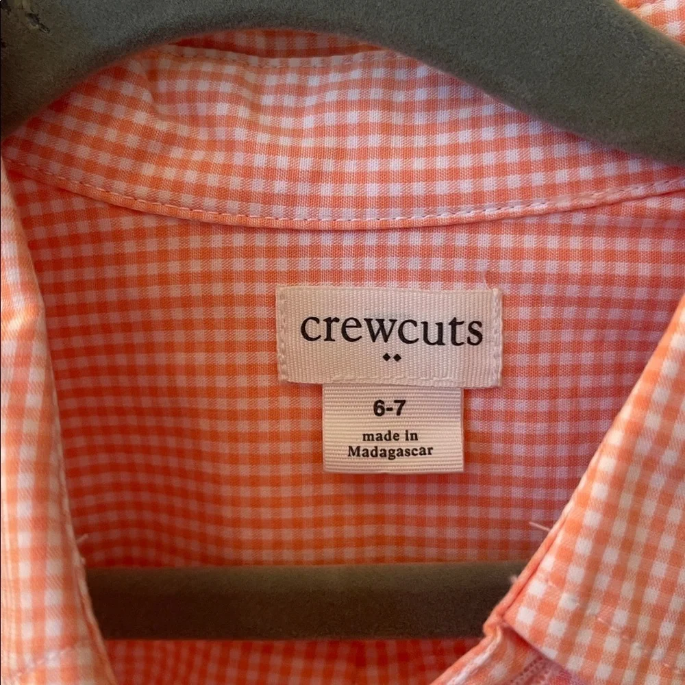 Crewcuts Boys (size 6-7) button down dress shirt